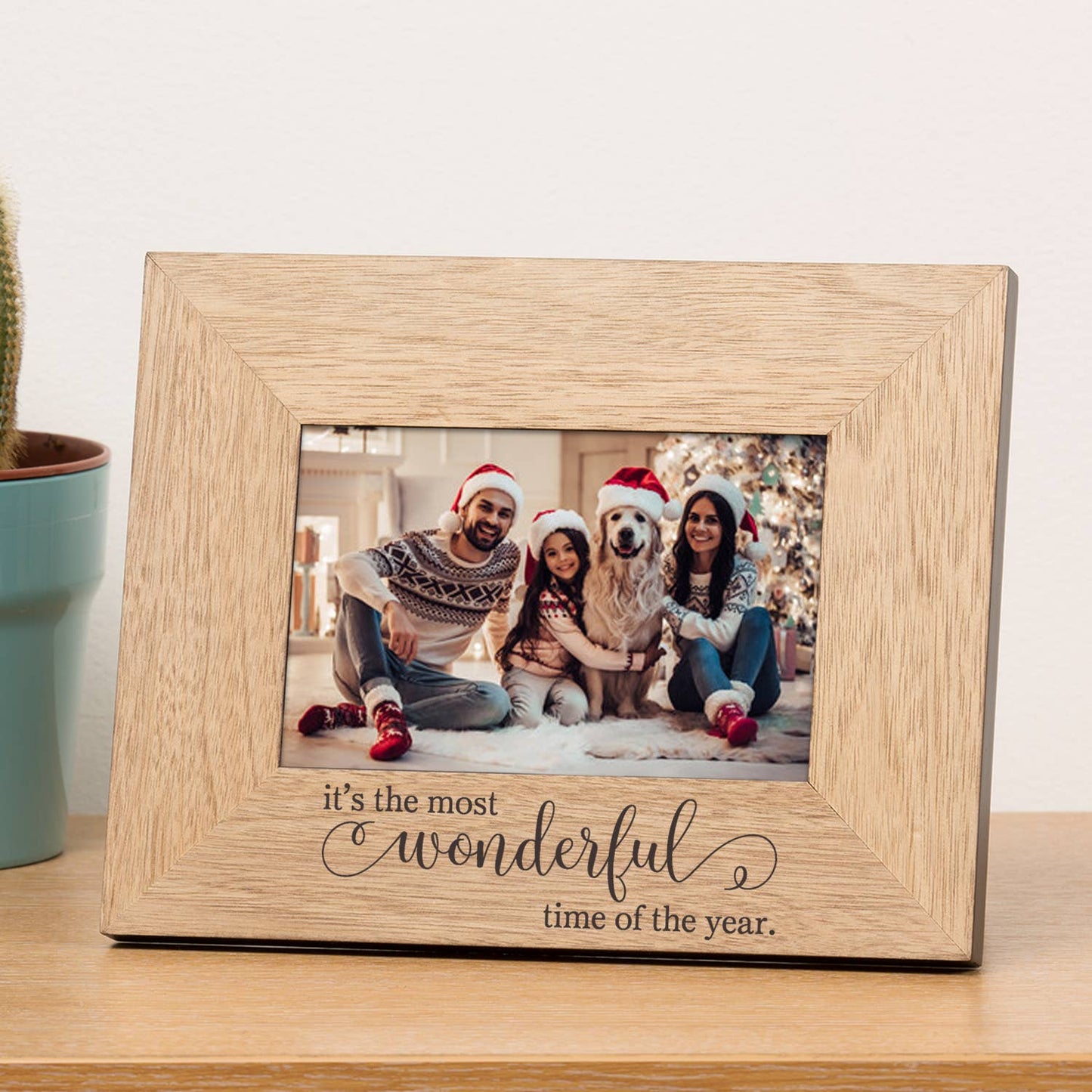 "..Wonderful Time of the Year" Wood Picture Frame