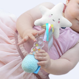 Star Rainstick Baby Rattle