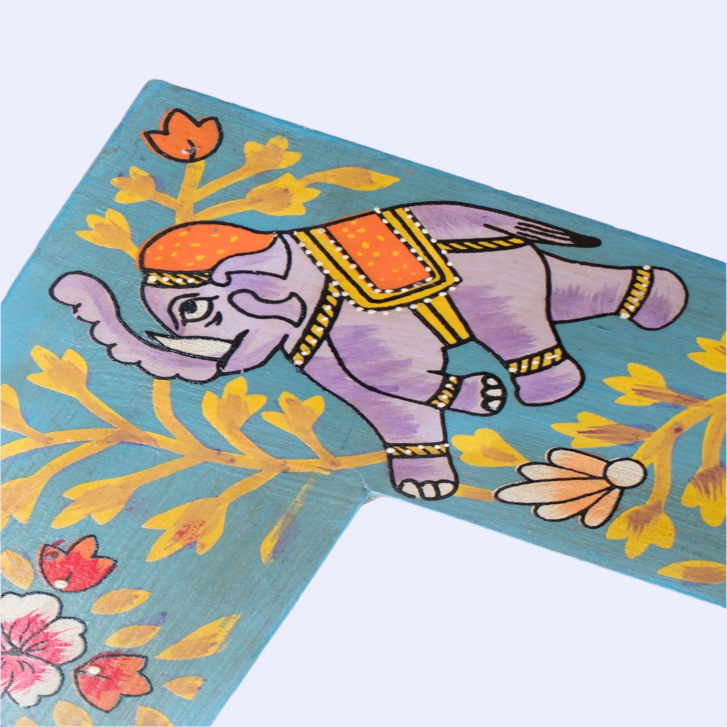 Jayan Elephant Hand Painted Photo Frame