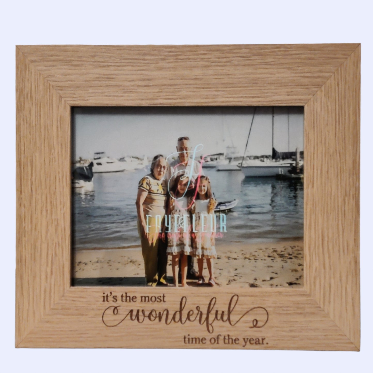 "..Wonderful Time of the Year" Wood Picture Frame