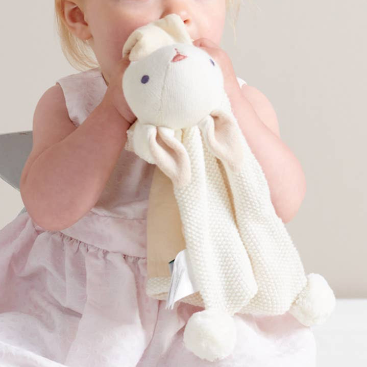 Organic Rattle & Comforter Gift Set